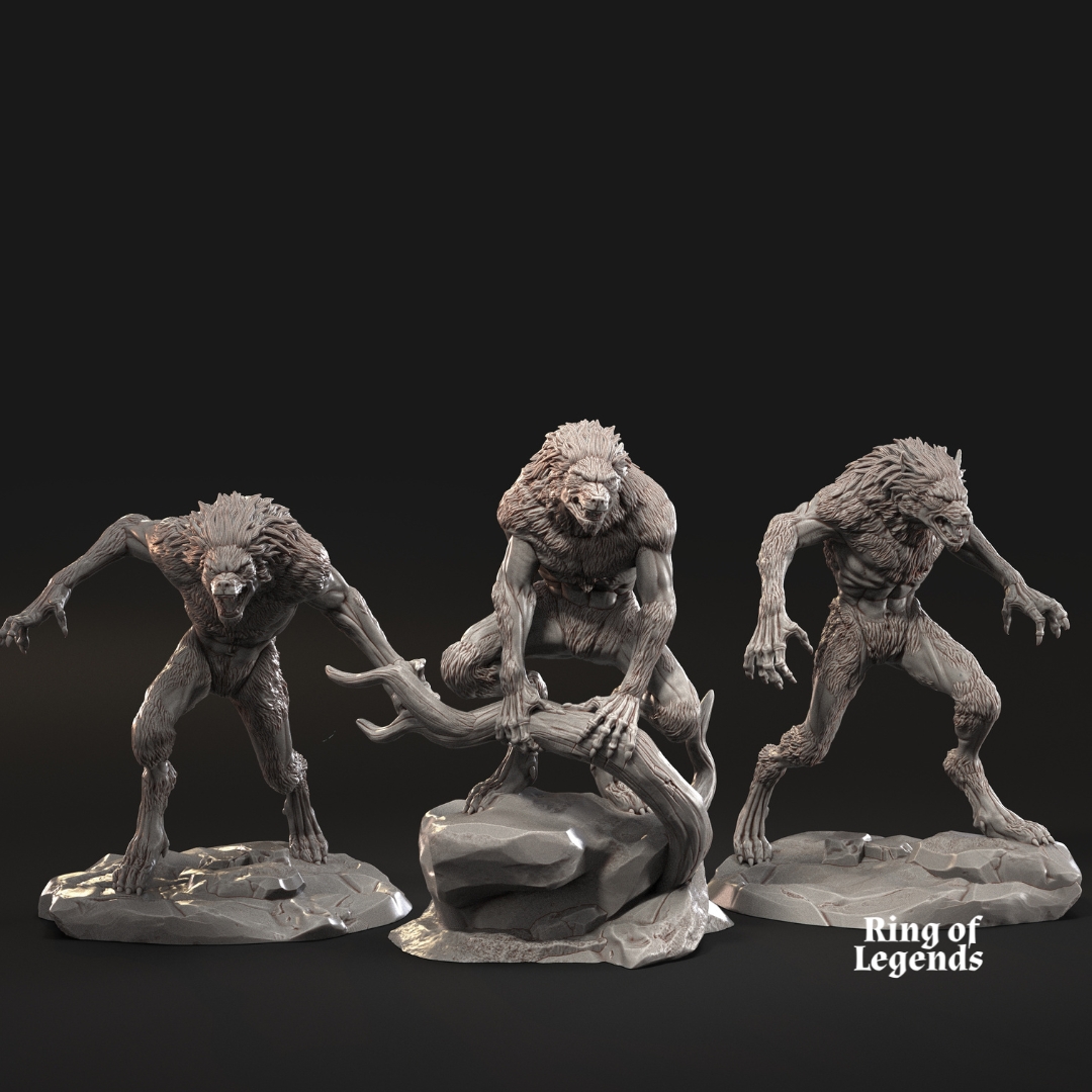 3x Lycanthropes of Anagar | Dead City | Ring of Legends